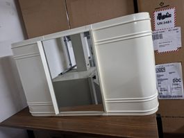 Spiegelschrank vintage Stil, Metallig 