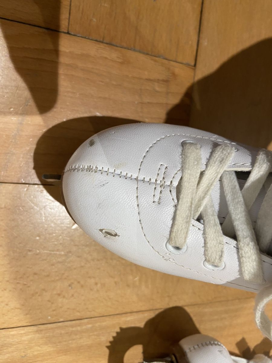 Graf Pattini da ghiaccio: Schlittschuhe Graf Davos Gold – Usato da Zürich venduto da Lilabalu65 5