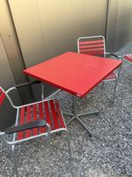 Garetentisch Schaffner rot