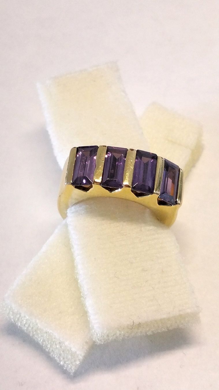 Ringe: Vergoldeter Ring mit CZ – Gebraucht aus Ittigen von amstraad