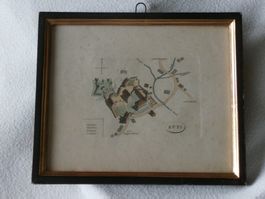 alter kleiner Stich Rüti Zürich rar