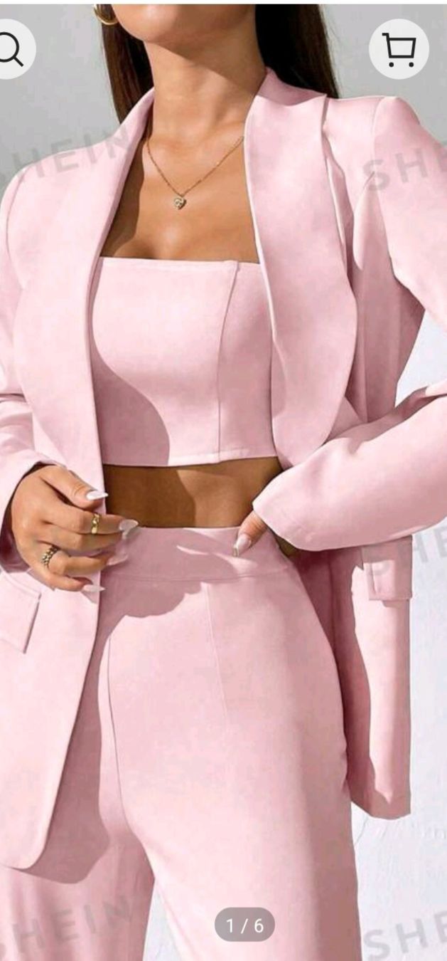 Shein Anzüge & Kostüme: Shein Hosenanzug Set Rosa – Neu und originalverpackt aus Basel von NyGrow