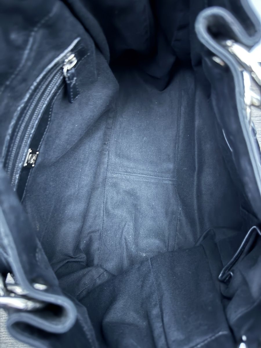 Navyboot Borse da donna: Navyboot Handtasche in schwarz aus echtem Leder – Usato da Grenchen venduto da servet.t 6