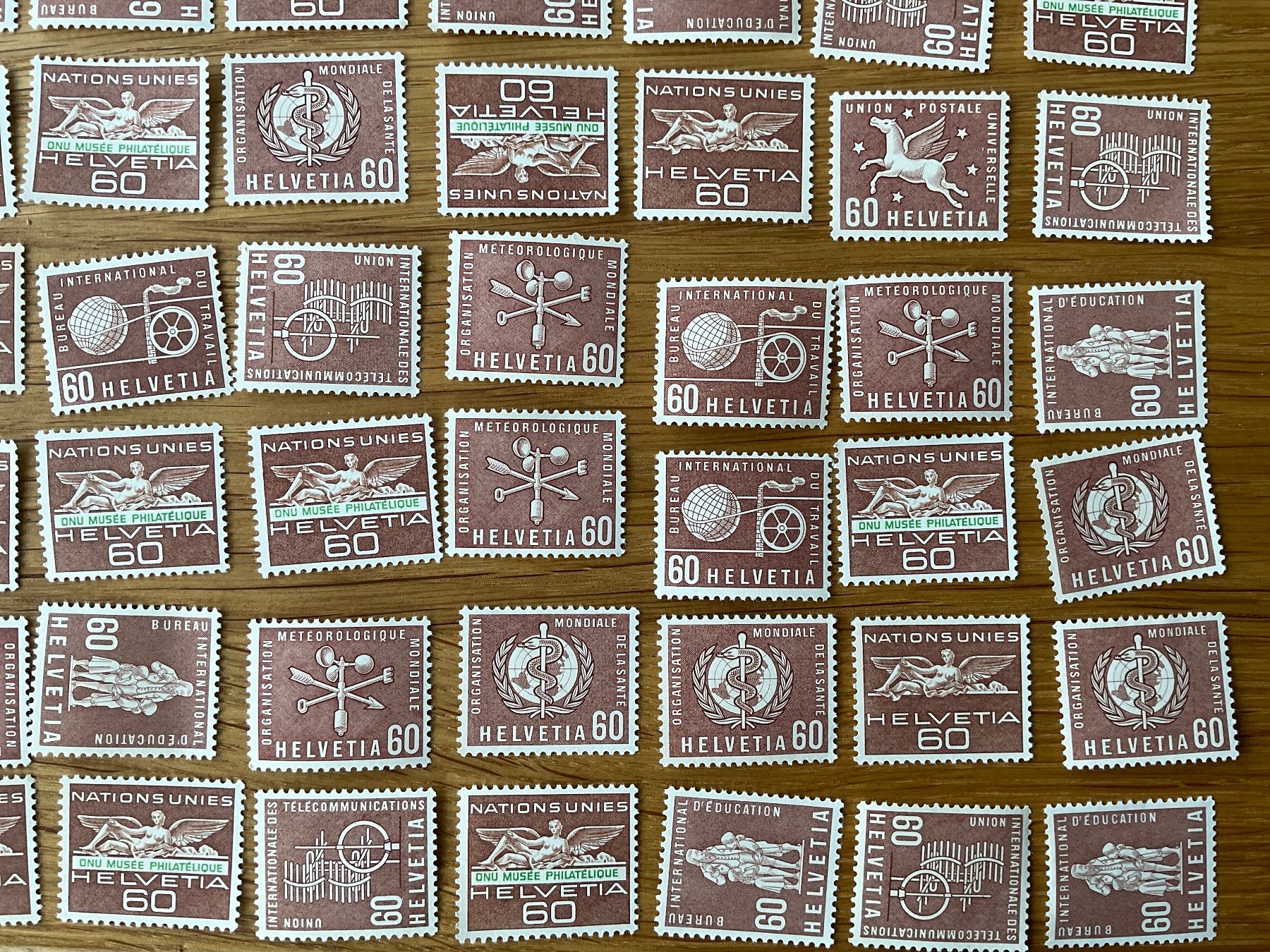 Tutti i francobolli: 60Fr Ämter Frankaturware ungestempelt postfrisch Sammlung – Nuovo (secondo la descrizione) da Wil SG venduto da Chefsugus 4