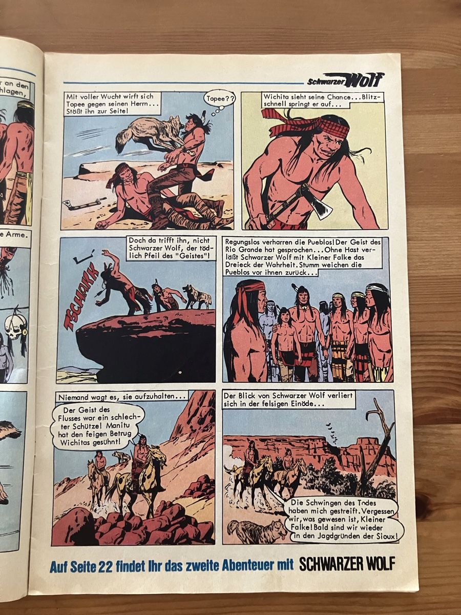 Comics: Schwarzer wolf comic – Gebraucht aus Bettwiesen von Jumpingfox 3