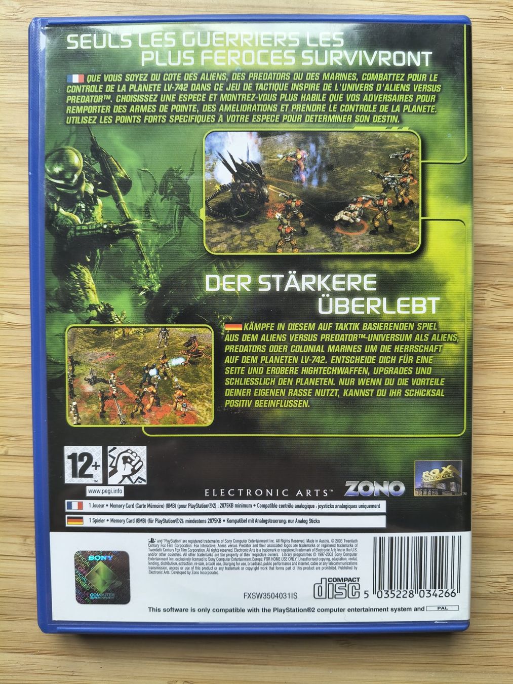 Jeux: Alien versus Predator: Extinction (PS 2) – D'occasion à Riedholz par ste_96cd 1
