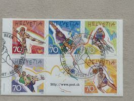 Briefmarken Schweiz 1998 – Trendsportarten Z 953–957 ET