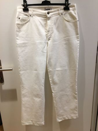 Sportive Damen Jeans ASCARI - Deutschland Gr.44, Weiss,  NEU