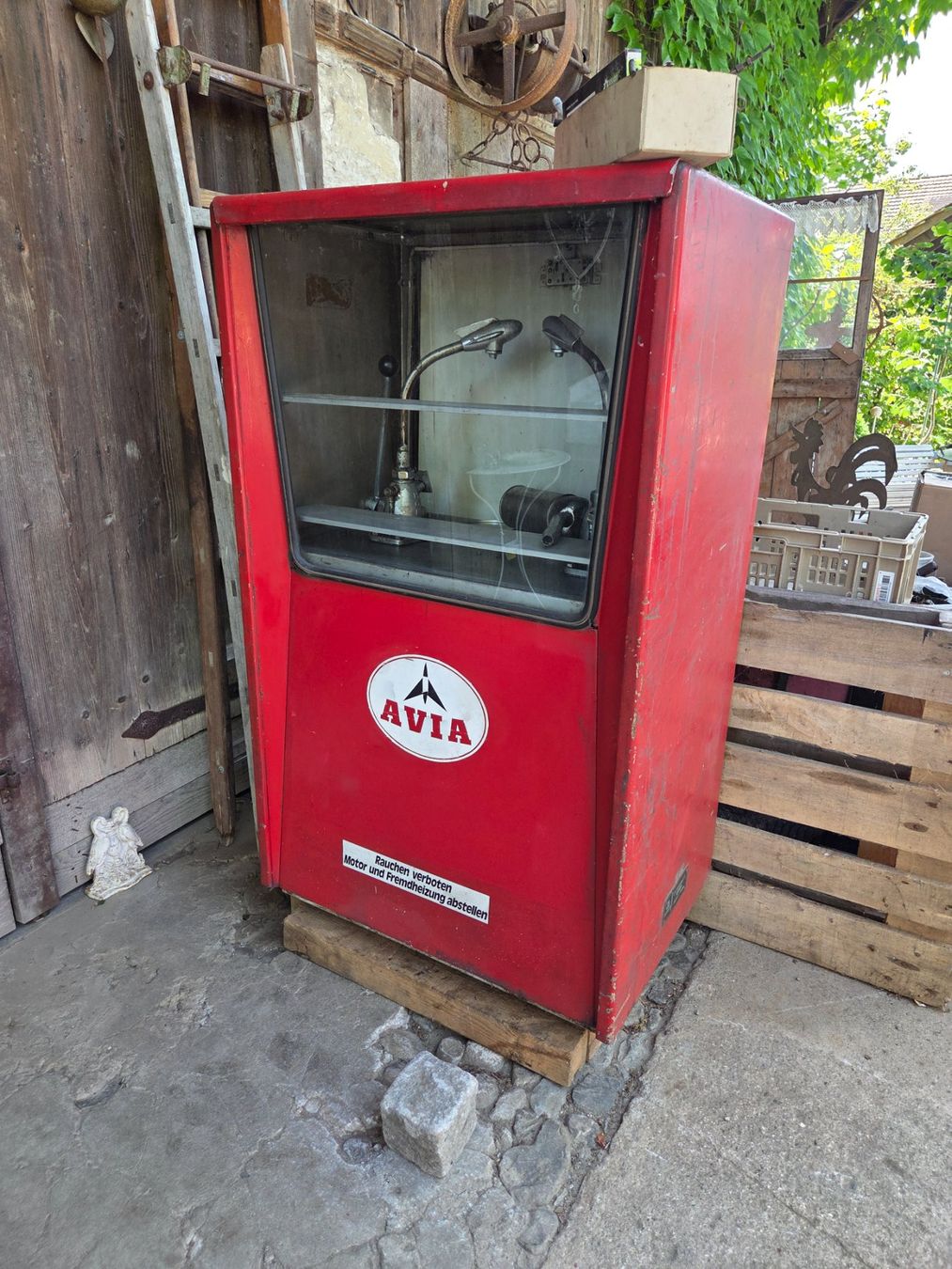 Shell Altre raccolte & rarità: Oelkabinett Shell Retro Antik – Usato da Uesslingen venduto da 1Atelier 9