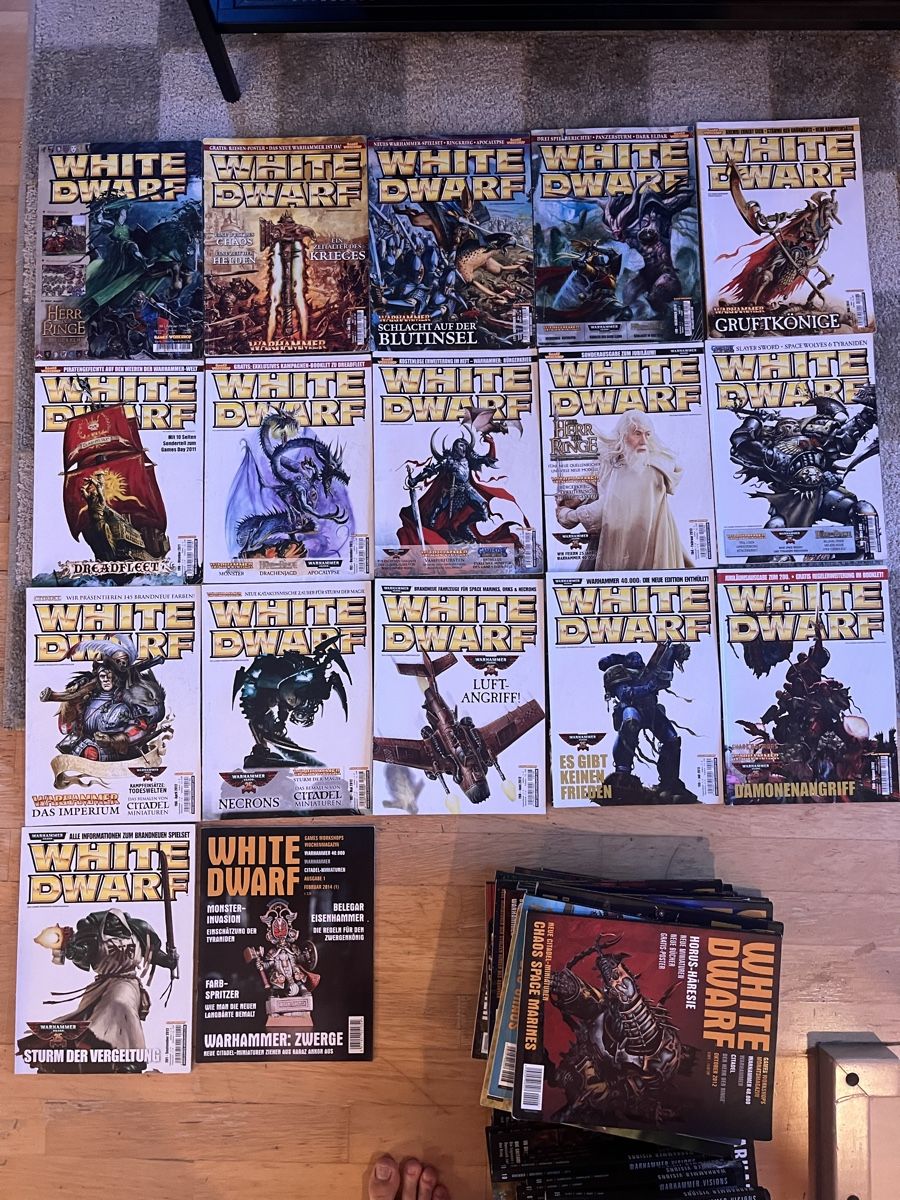 Riviste & Magazine: Warhammer White Dwarf Magazin Games Workshop 16 Stück – Usato da Lauterbrunnen venduto da jul_5jfm