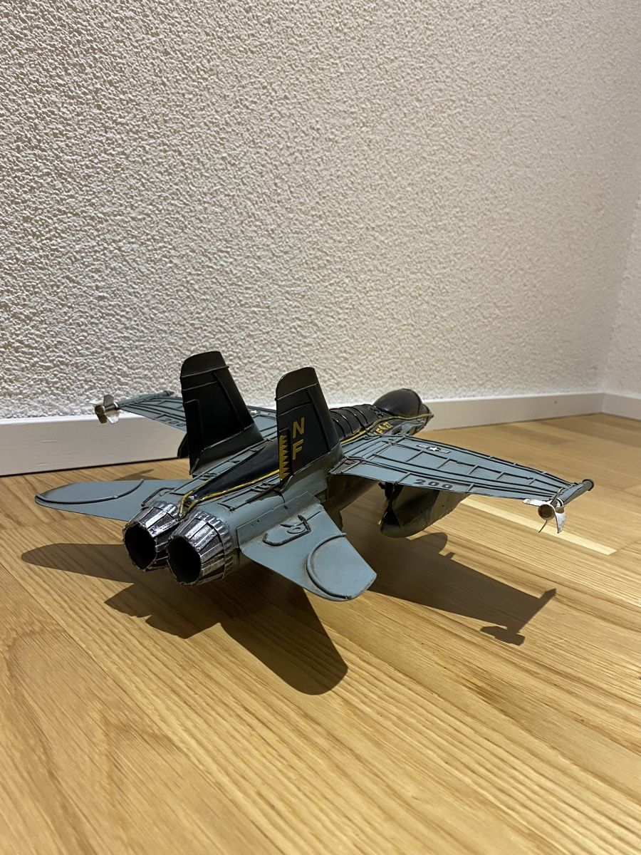 Kit di modellismo & Modellini statici: F/A 18 Kampfjet aus Blech – Nuovo (secondo la descrizione) da Langendorf venduto da Blechfahrzeuge 2
