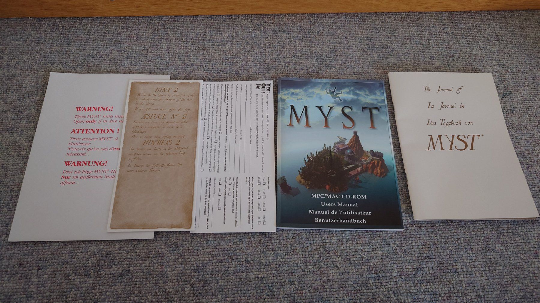 Spiele: Myst PC Big Box – Gebraucht aus Thun von  3