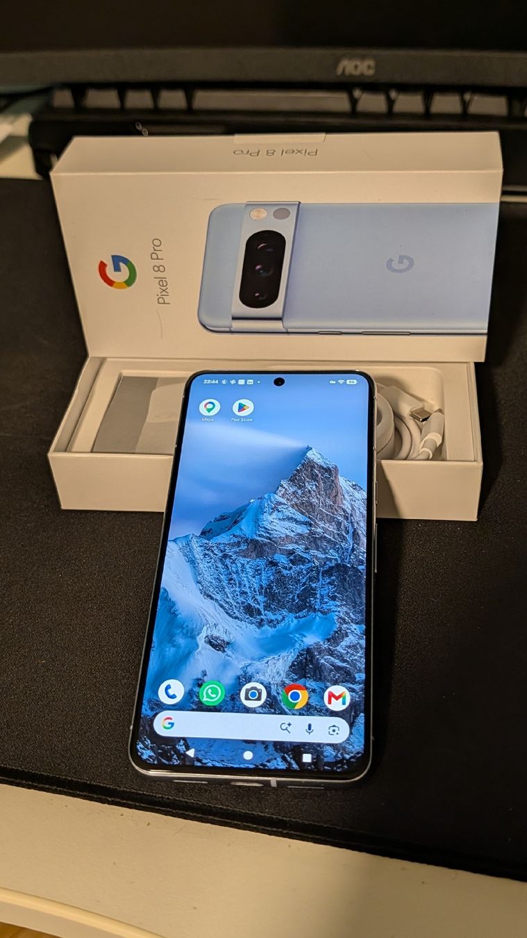 Google Telefoni cellulari / Smartphones: Google Pixel 8 Pro 256 GB blau gebraucht – Usato da Beringen venduto da Nuke1