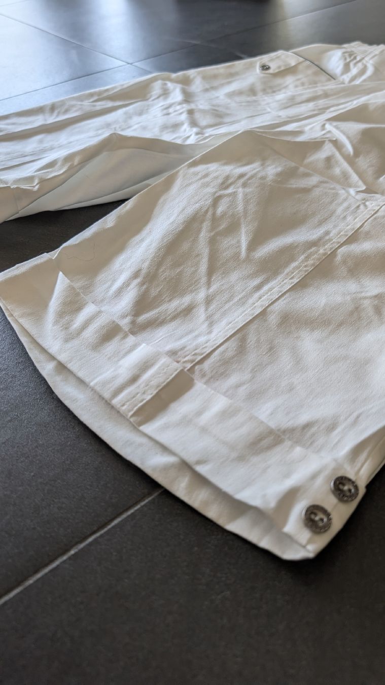 Pantaloni: Short "Afibel" blanc type pantacourt  – Nuovo (secondo la descrizione) da Tentlingen venduto da ConfrontaDore 4
