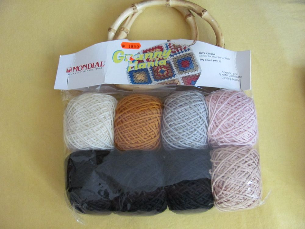 Granny Square Tasche mit Bambus Henkel Kaufen auf Ricardo