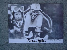 IRENE EPPLE (DE) SKISTAR AUTOGRAMMKARTE