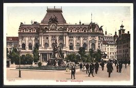 AK St. Gallen, Unionbank und Brunnen