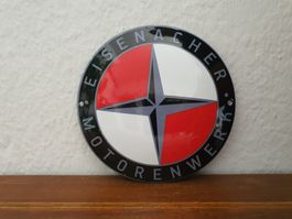 Emailschild Eisenacher Motorenwerk Logo Emaille Schild Retro