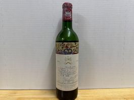 1 Flasche Chateau Mouton Rothschild 1968 Bordeaux 75cl RAR..