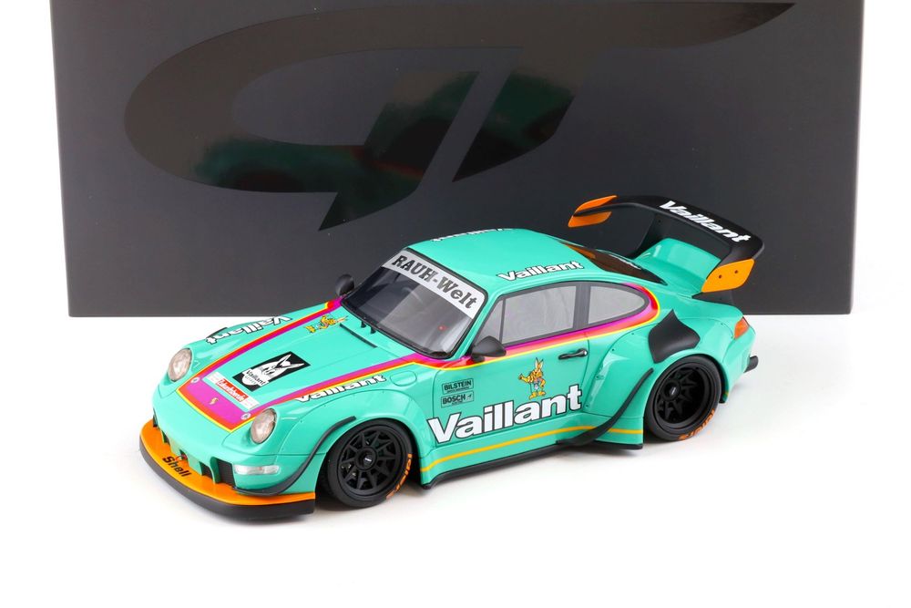 Porsche RWB Bodykit Vaillant 2023 1:18 GT Spirit - 20 anos! Loja on-line de miniaturas colecionáveis