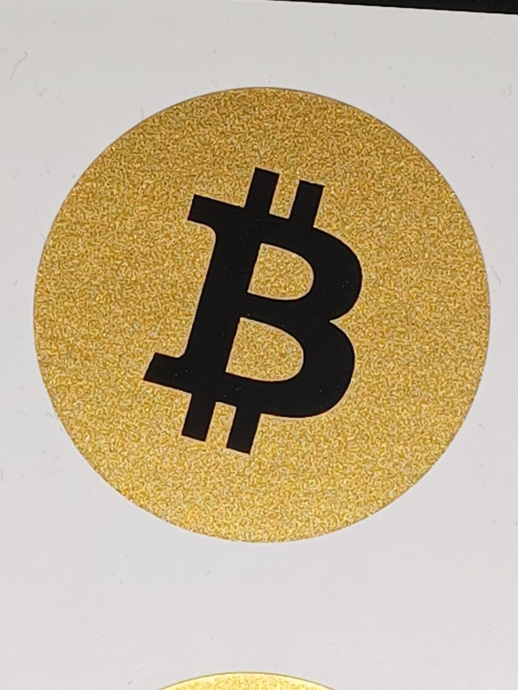 Sticker: Bitcoin Goldsticker BTC / 4er Set – Nuovo e nell'imballaggio originale da Turbenthal venduto da enjak 1
