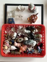 Konvolut Tierfiguren Keramik Glas usw.(I7)