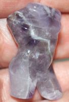 Deko - Heilstein A-316 – Torso – Amethyst – ca. 3,5 cm