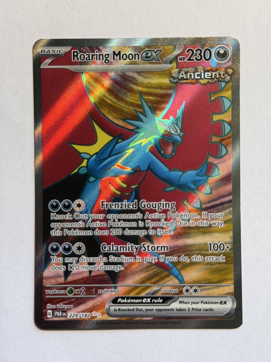Pokémon Carte collezionabili: Pokemon Roaring Moon ex 229/182 EN – Usato da Uster venduto da l_cards