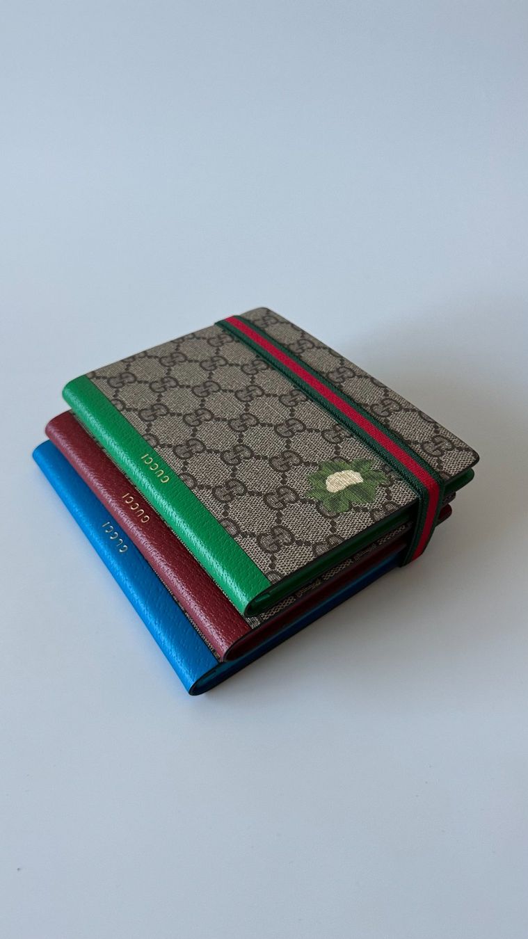 Gucci Blocchi: New notebook Gucci (3 pieces) – Nuovo e nell'imballaggio originale da Lugano venduto da juledo