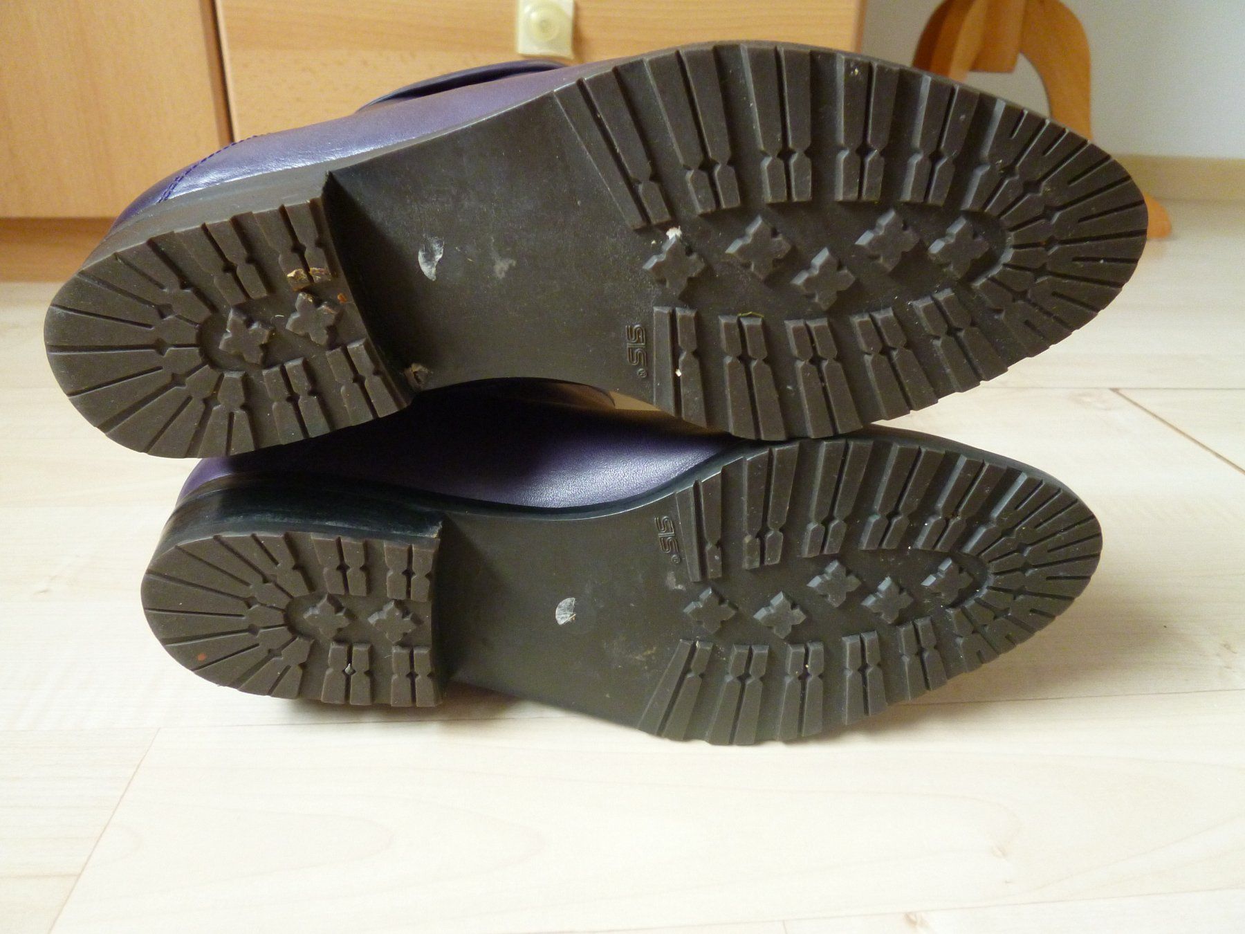 Scarpe da donna: violette Lederstiefel  Brunella  Gr. 36 – Usato da Dättlikon venduto da Mamakuga 3