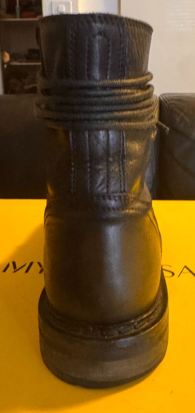 Scarpe da uomo: Lace-Up Ann Demeulemeester Combat Boots – Usato da Canobbio venduto da kk_dee 5