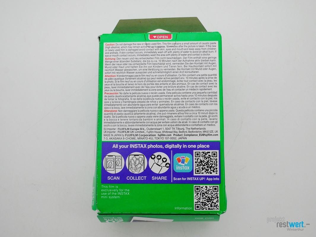 Pellicole: FUJIFILM Instax mini – Nuovo e nell'imballaggio originale da Winterthur venduto da Restwert_Winterthur 3