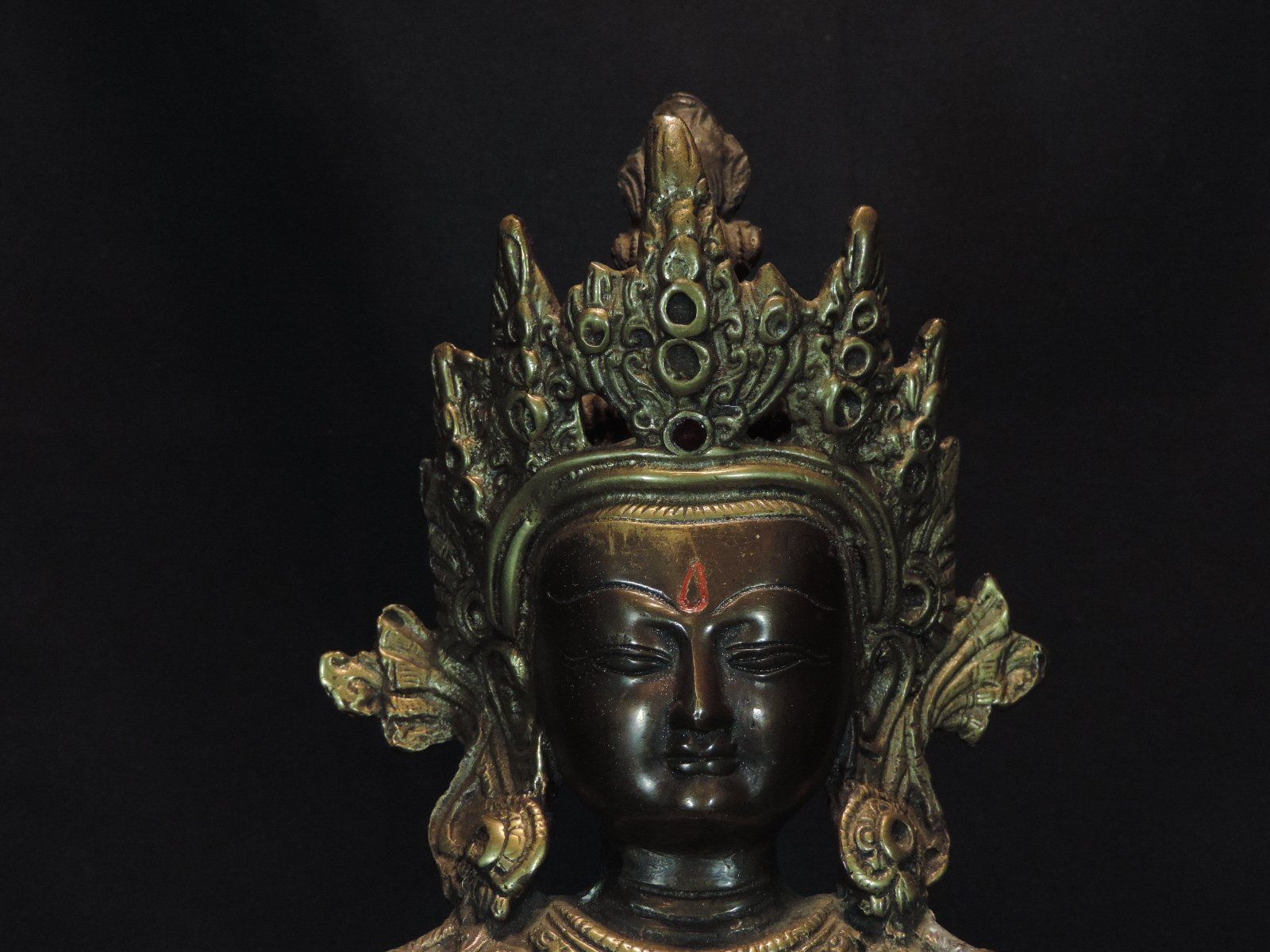 Skulpturen & Statuen: Buddha Figur Bronze, Sitzende Gottheit Nepal – Gebraucht aus Duggingen von roterbambus 7