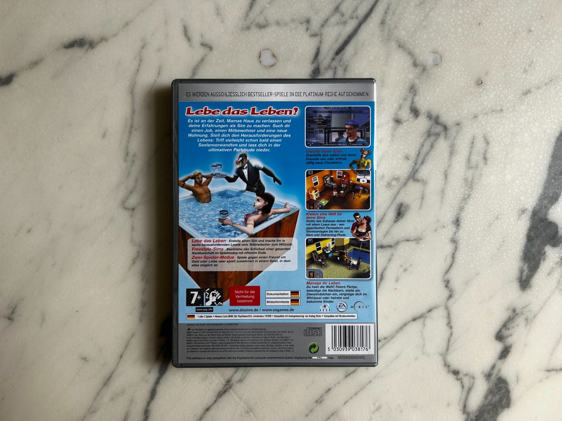 Spiele: Die Sims Platinum - Playstation 2 – Gebraucht aus St. Gallen von lis_cd6d 1