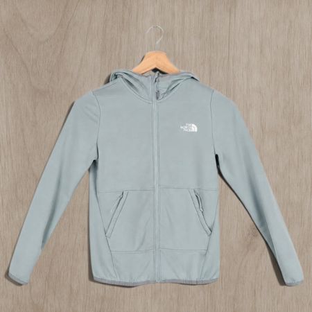 The North Face Fleecejacke, Hellblau/Grau, Größe XS