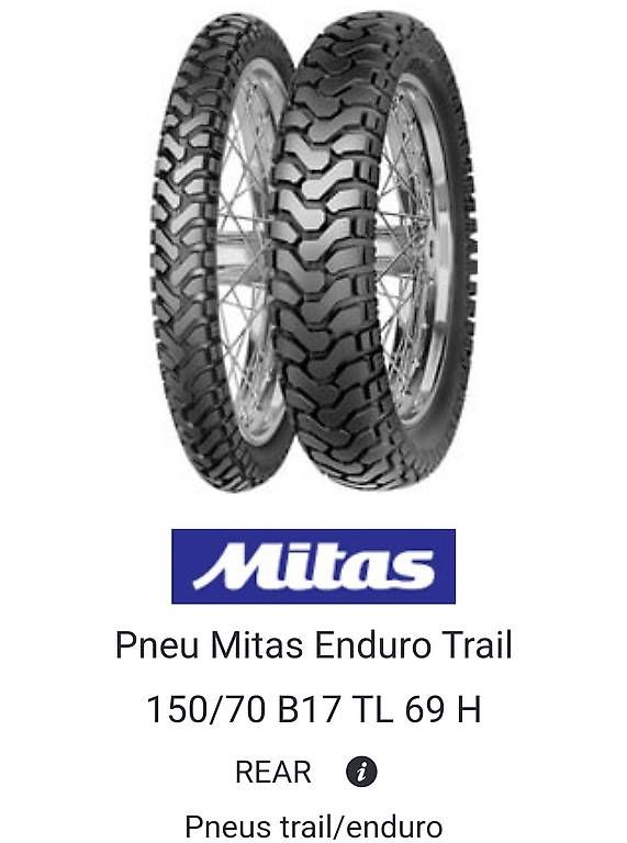 Pneumatici & Ruote complete: Pneu arrière Mitas Enduro trail E07 – Usato da ORBE venduto da Devaudc