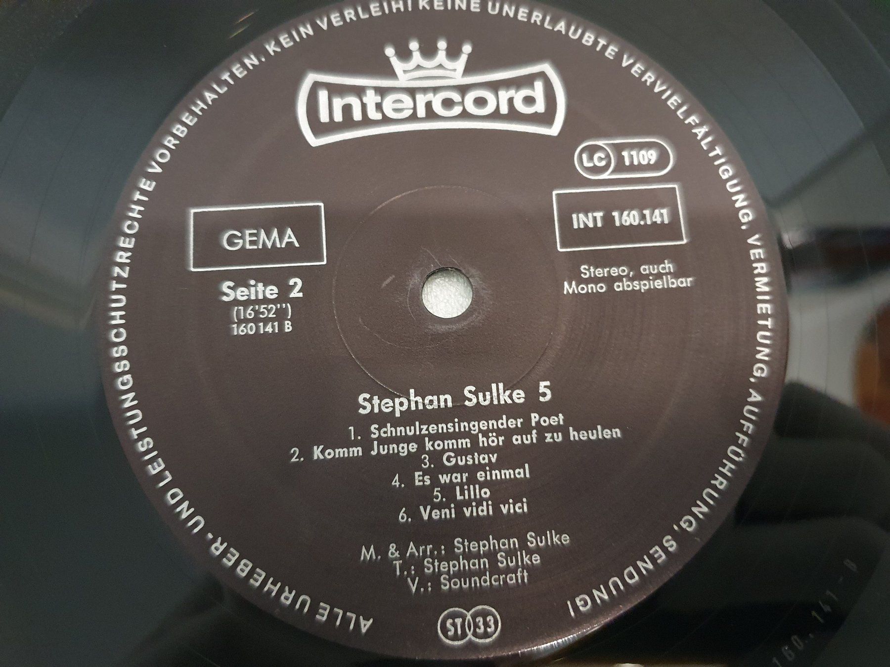 Dischi in vinile: Stephan Sulke – Stephan Sulke 5 – Usato da Uster venduto da Vinyl-Leidenschaft 6