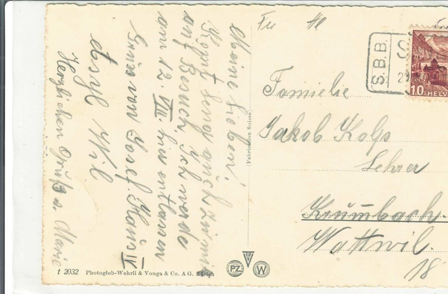 Cartoline postali: Wil SG - Hofplatz – Usato da Ettingen venduto da Kartenplanet 1