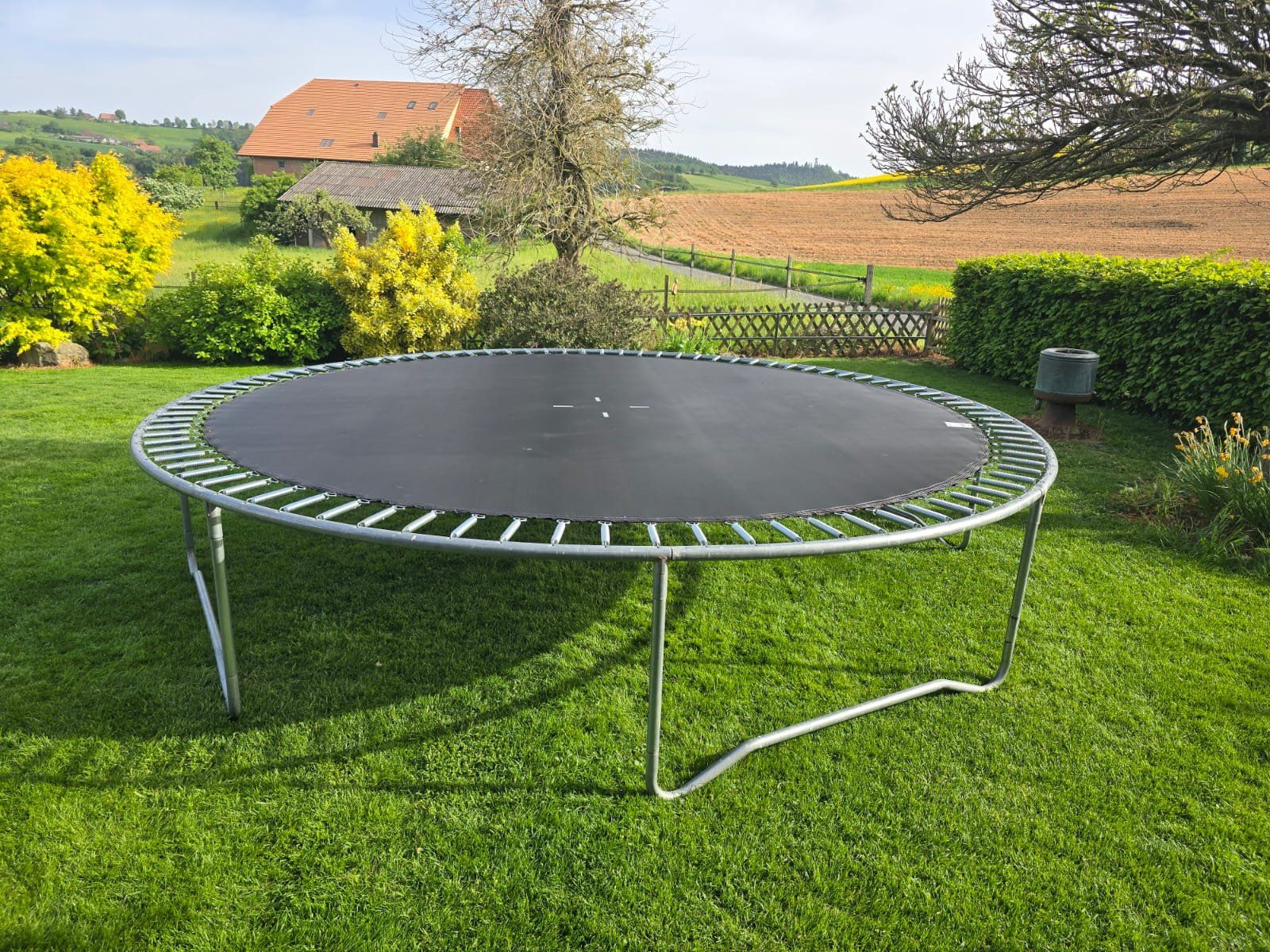 Trampolini: Trampolin 420cm Durchmesser und neuem Sprungtuch – Usato da Lobsigen venduto da liv_dx9r 2
