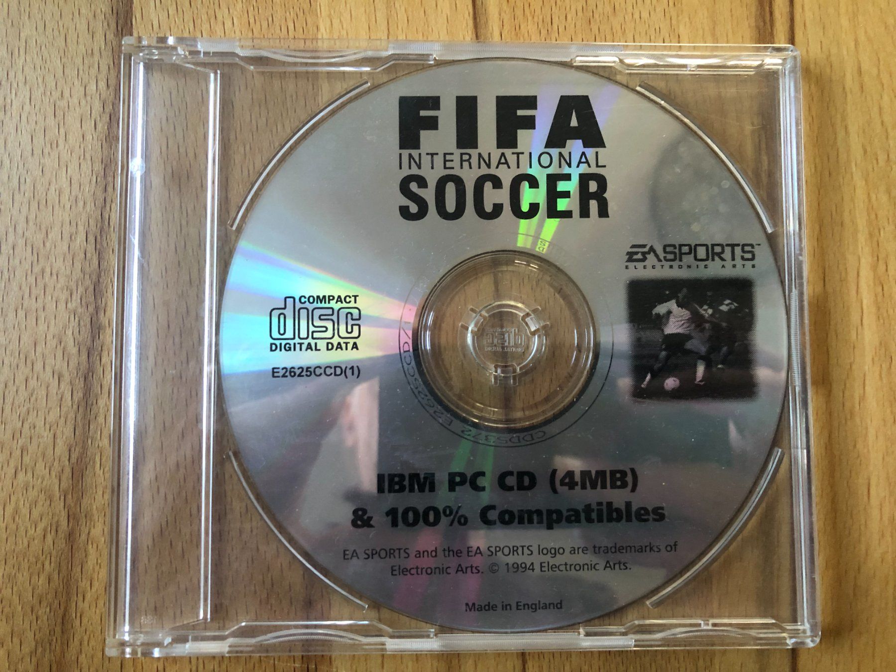 CD & DVD vergini: FIFA International Soccer CD-ROM 1994 IBM PC CD – Usato da Basel venduto da sebmac