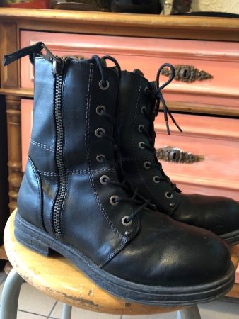Leder Boots Schuhe 38
