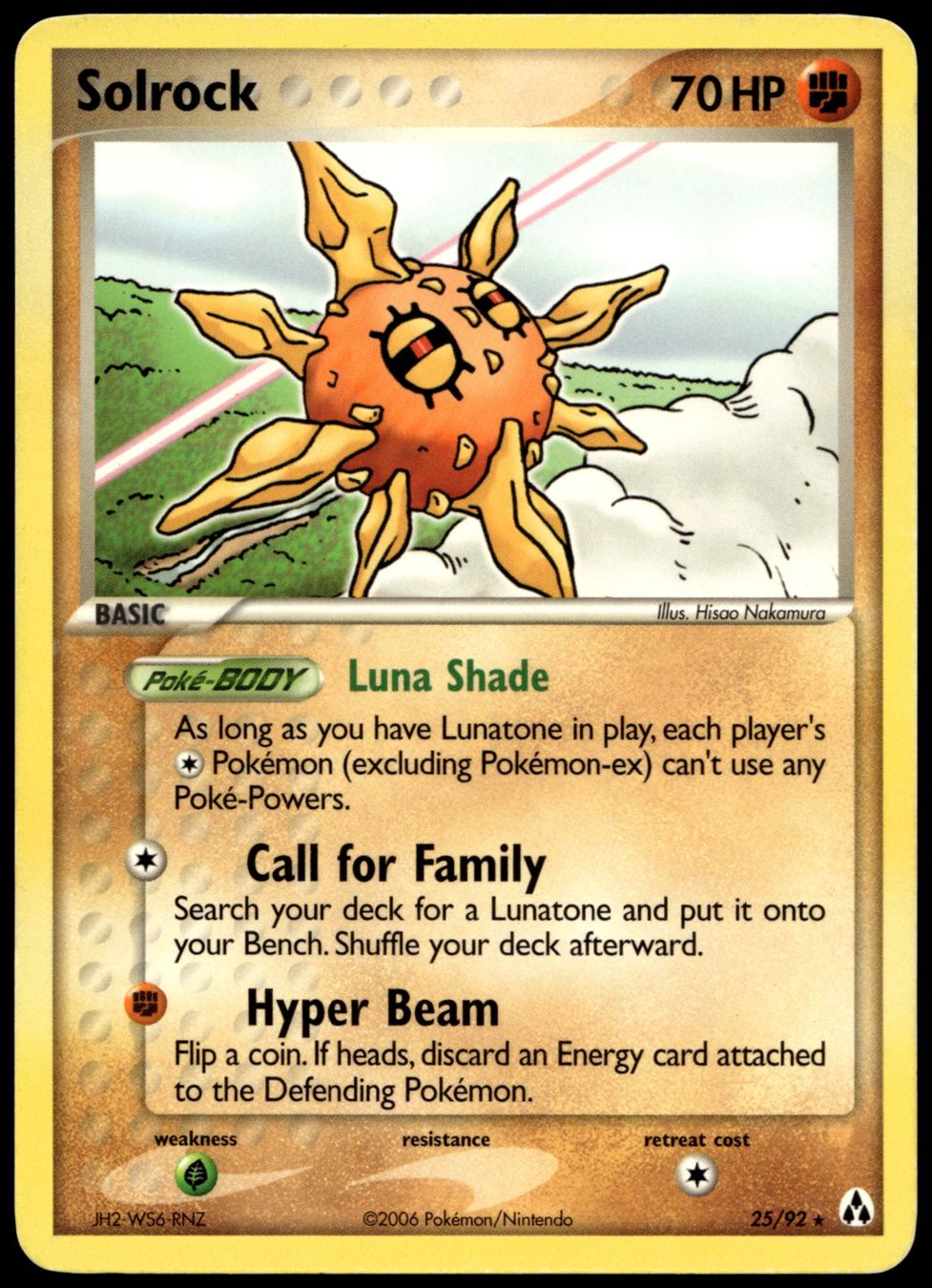 Pokémon Carte collezionabili: Solrock 25/92 Rare Pokémon EX Legend Maker – Nuovo (secondo la descrizione) da Uster venduto da Madame_Cards