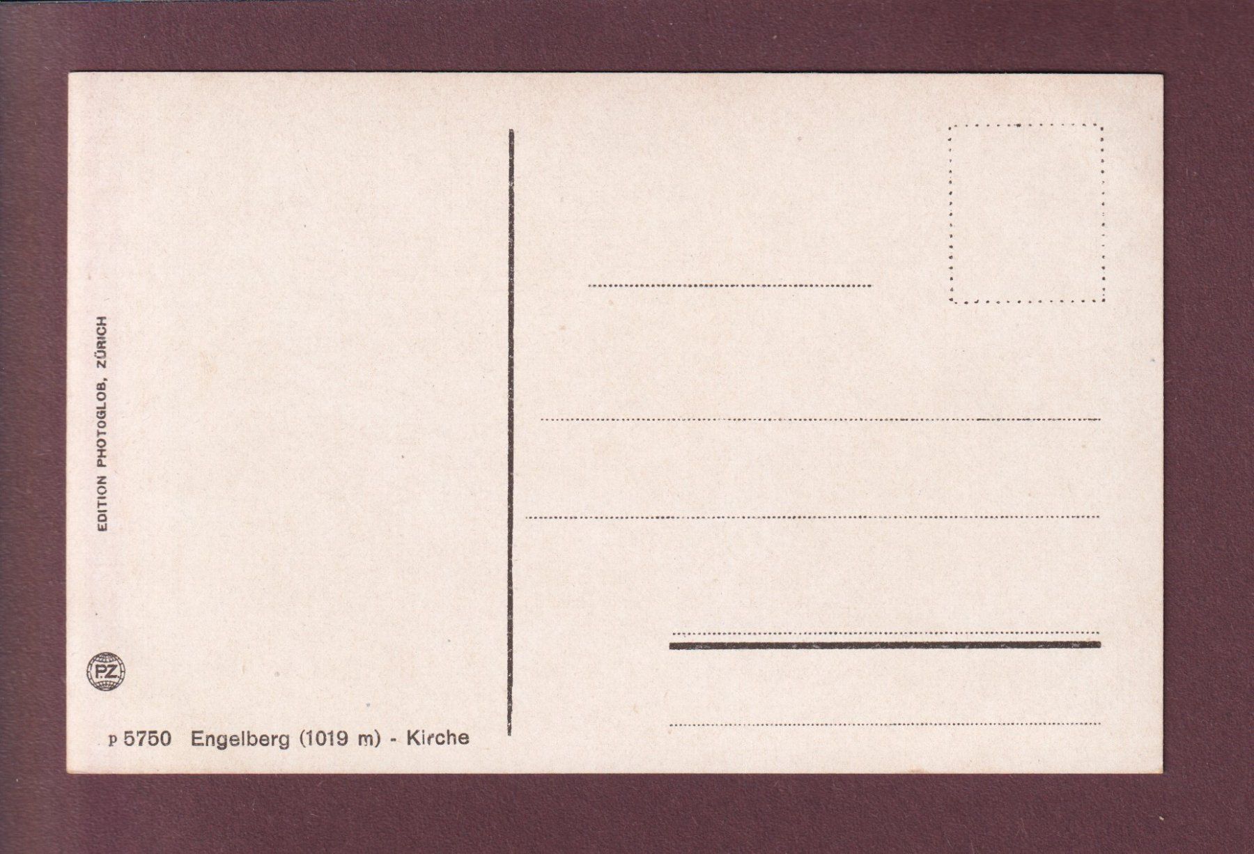 Cartoline postali: ENGELBERG - Kirche – Usato da Pully venduto da nicecards 1