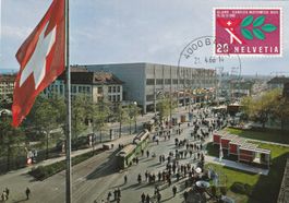 Basel Maximumkarte Muba 1966