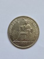 Pièce en argent 900‰ - Piastre de Commerce 1908 France