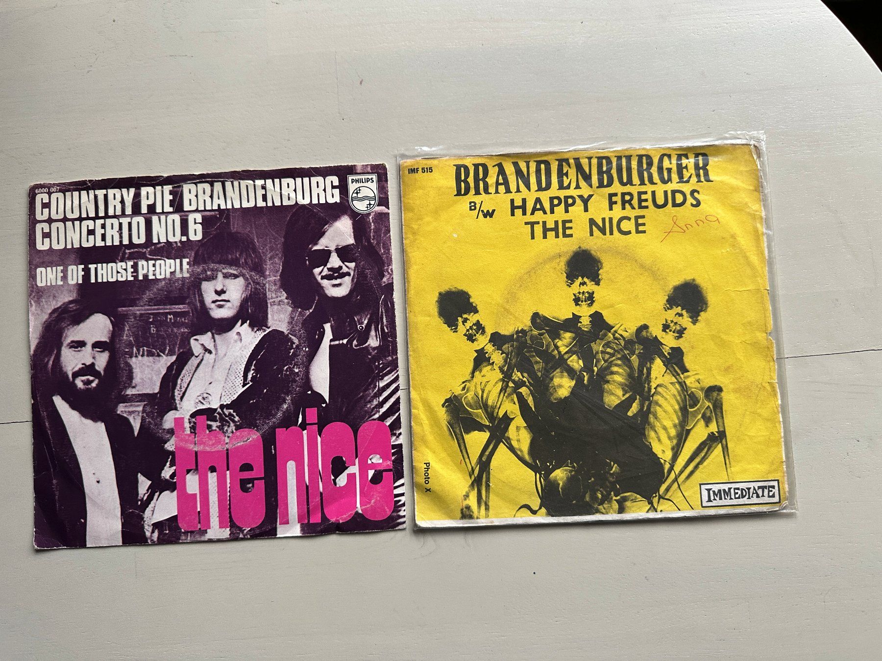 Dischi in vinile: NICE EMERSON LAKE PALMER KEITH super rare Singles Progressiv – Usato da Basel venduto da Partridge