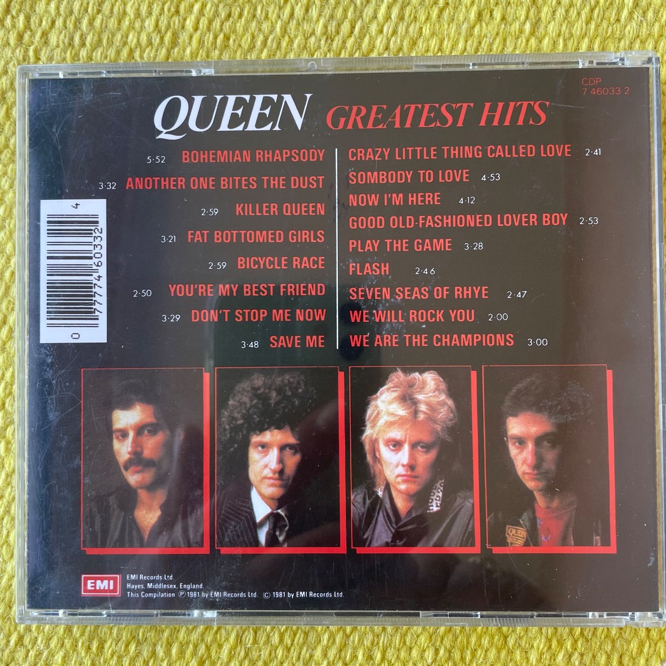 CD: QUEEN-GREATEST HITS – Usato da Rorschacherberg venduto da CD-Roli 1