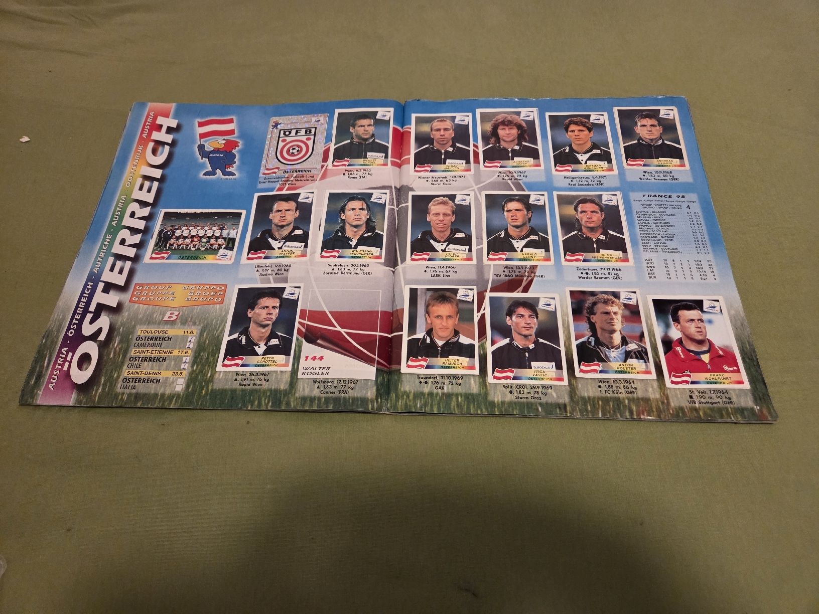 Panini Album: Panini Album WM 1998 – Usato da Embrach venduto da MamaSantos 4