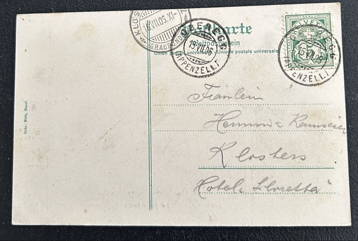 Cartes postales: Gruss von St. Anton  – D'occasion à Horw par Tellbub 1