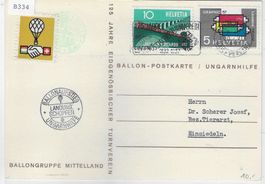 Ballonaufstieg Ungarnhilfe 1957 20.VI.57